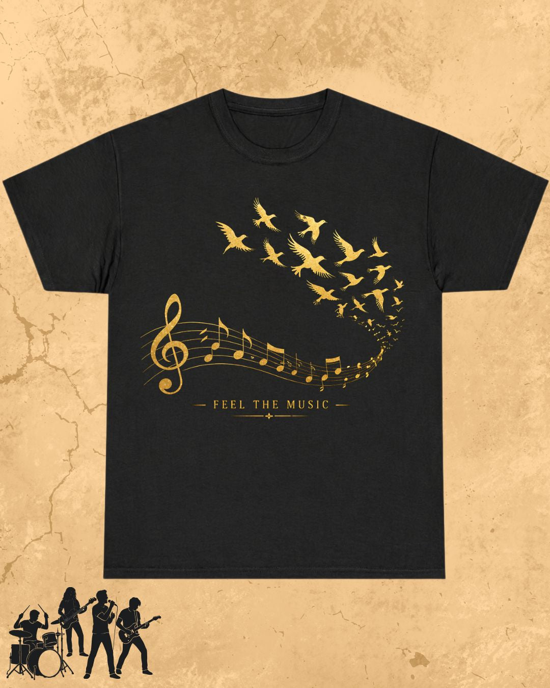 Music Freedom Cotton Tshirt