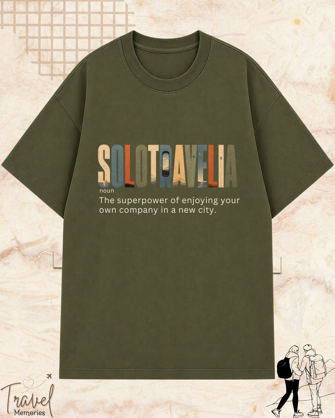Travel Dictionary Cotton Tshirt