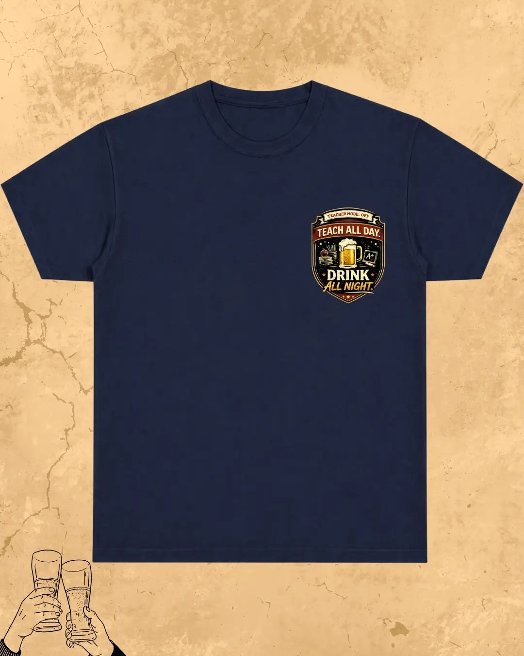 Beer Chemistry Pun Cotton Tshirt