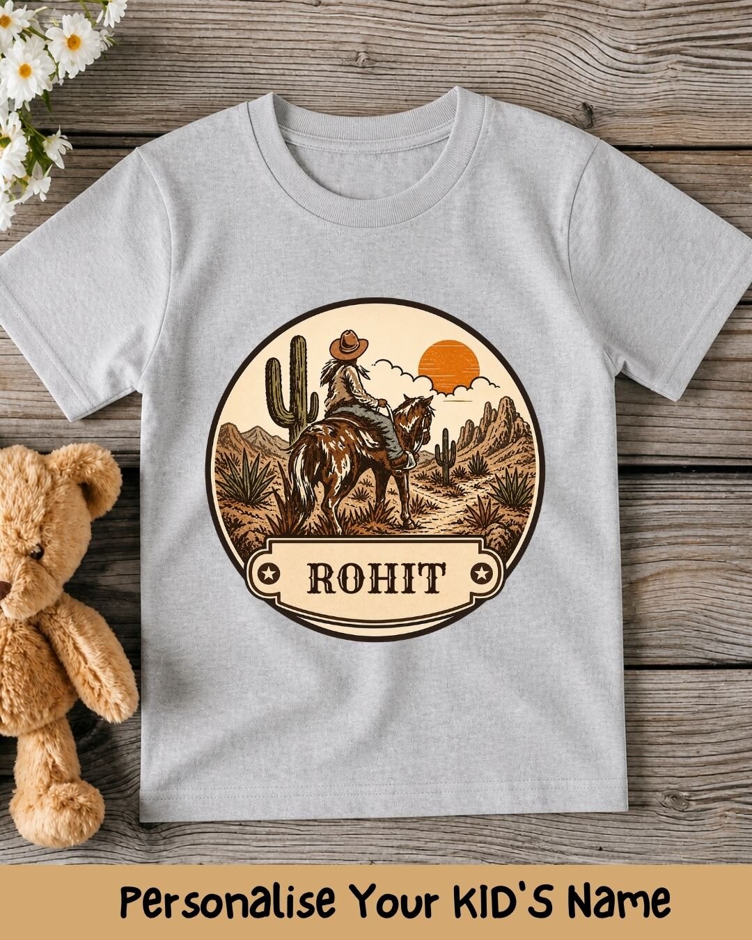 Vintage Adventure Custom Kid Cotton Tee
