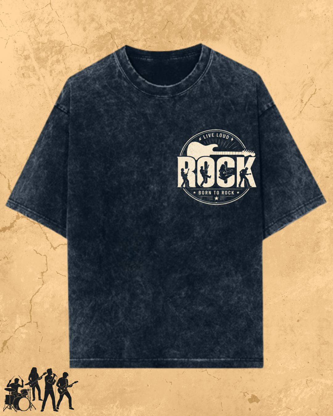 Rock Music Cotton Tshirt