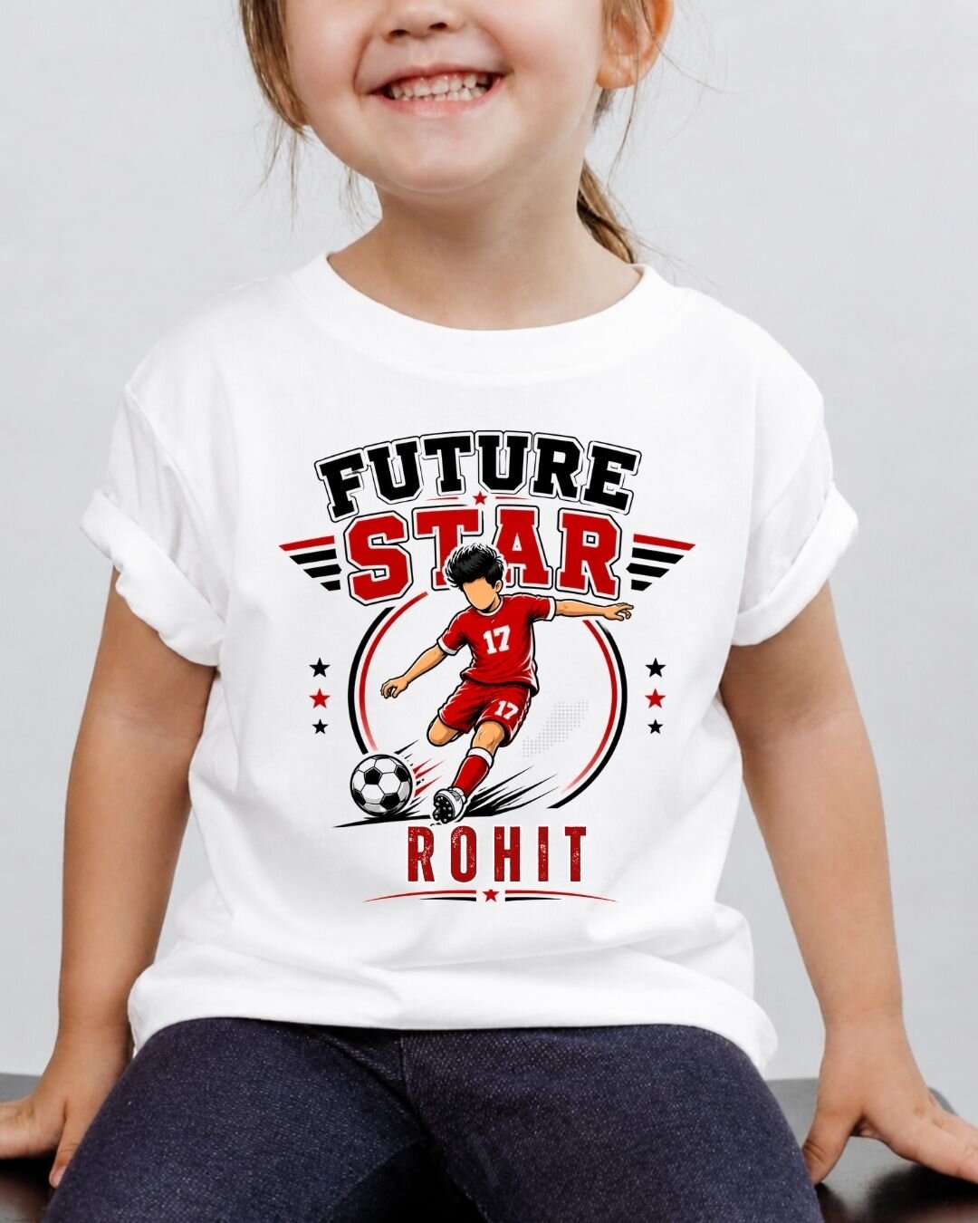 Future Sport Star Custom Kid Cotton Tee