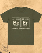 Beer Chemistry Pun Cotton Tshirt