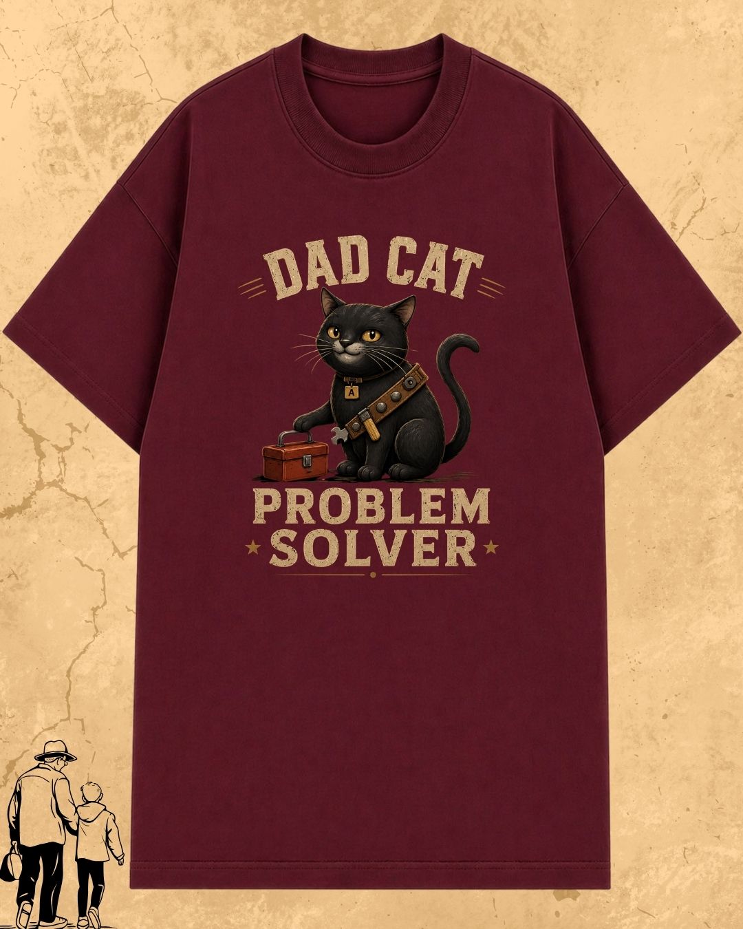 Purr Dad Cotton Tshirt