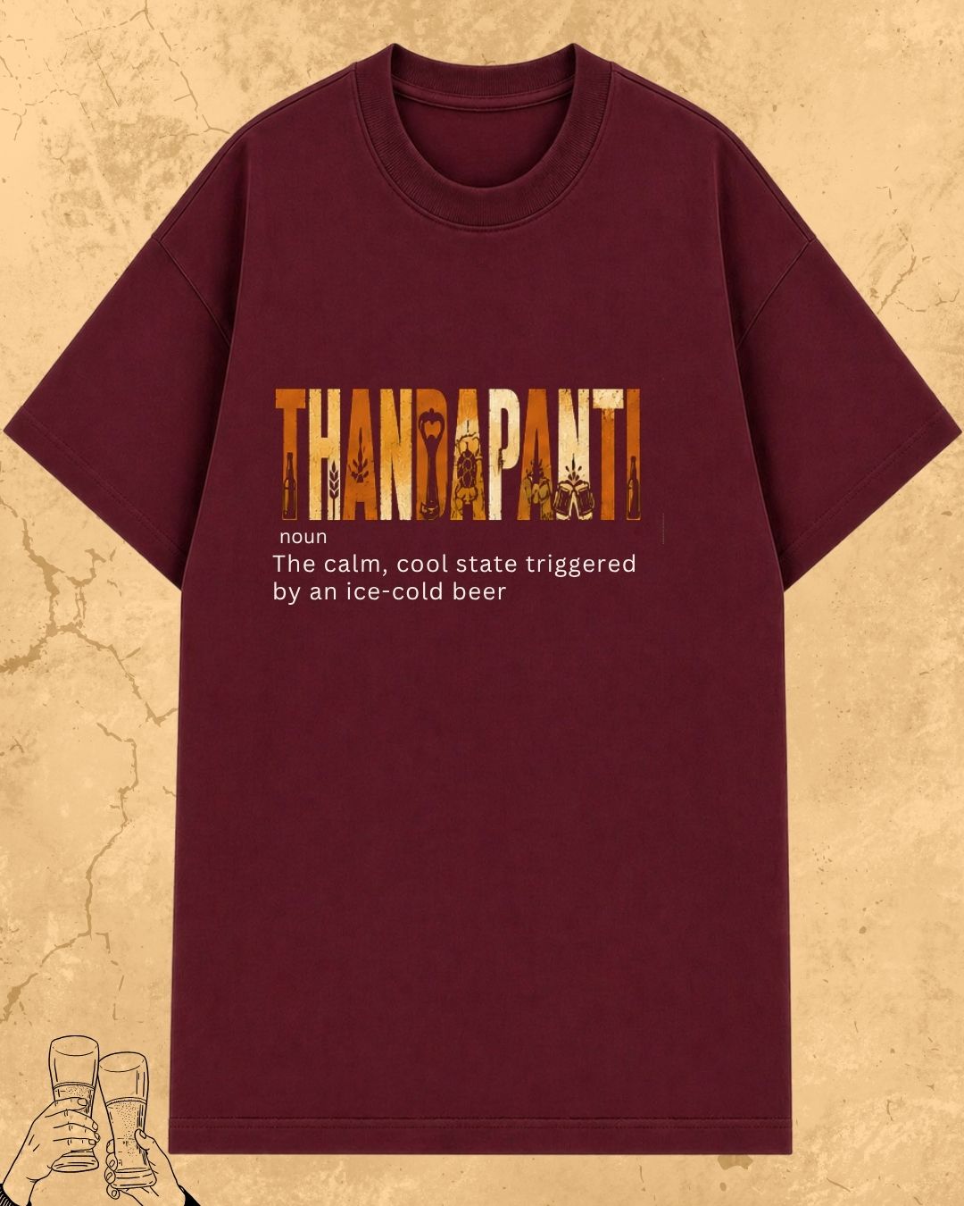 Hinglish Beer Dictionary Cotton Tshirt