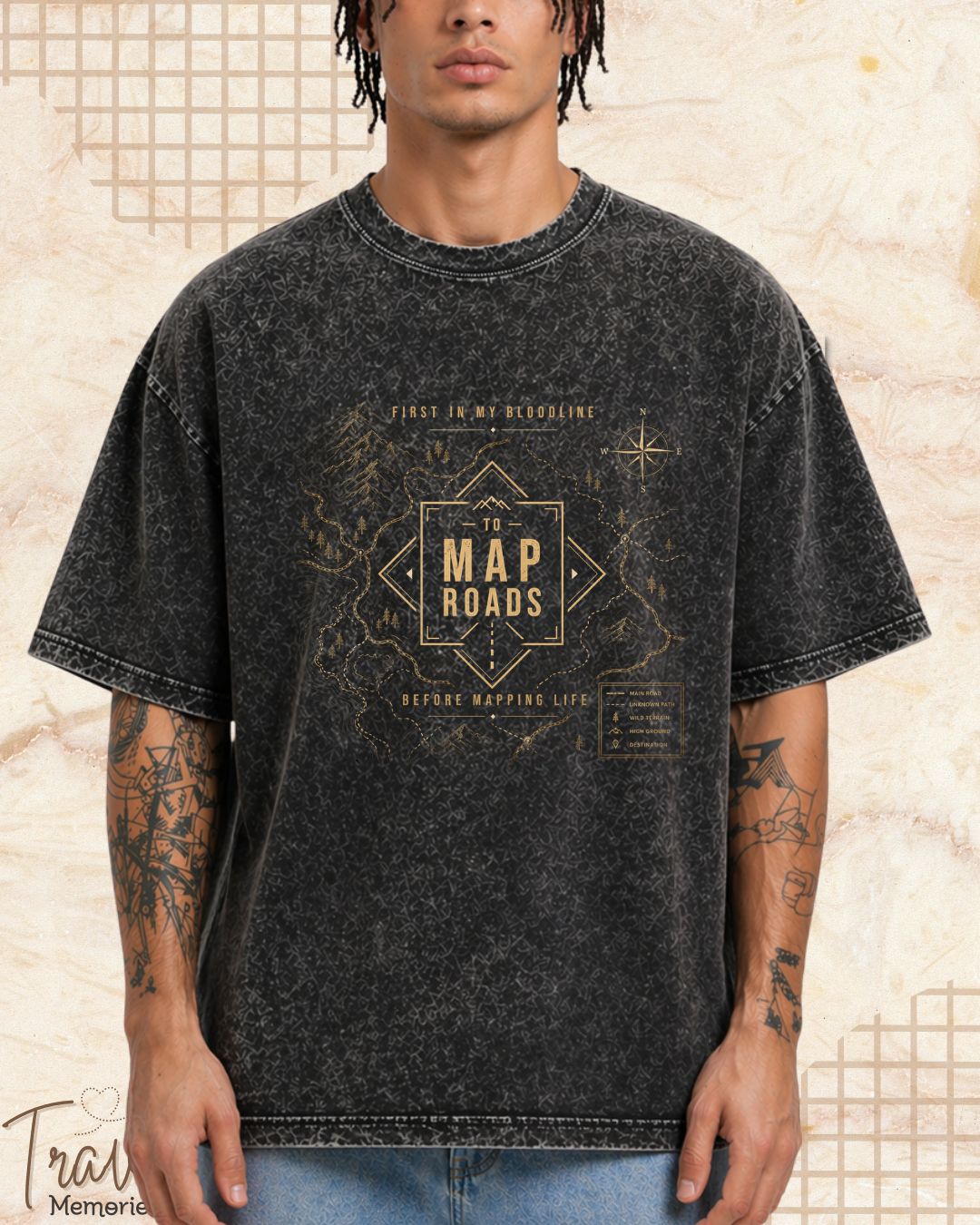 FIRST IN MY BLOODLINE Travel Cotton Tshirt