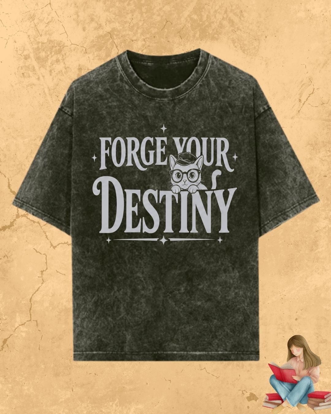 Purrfect Reader Cotton Tshirt