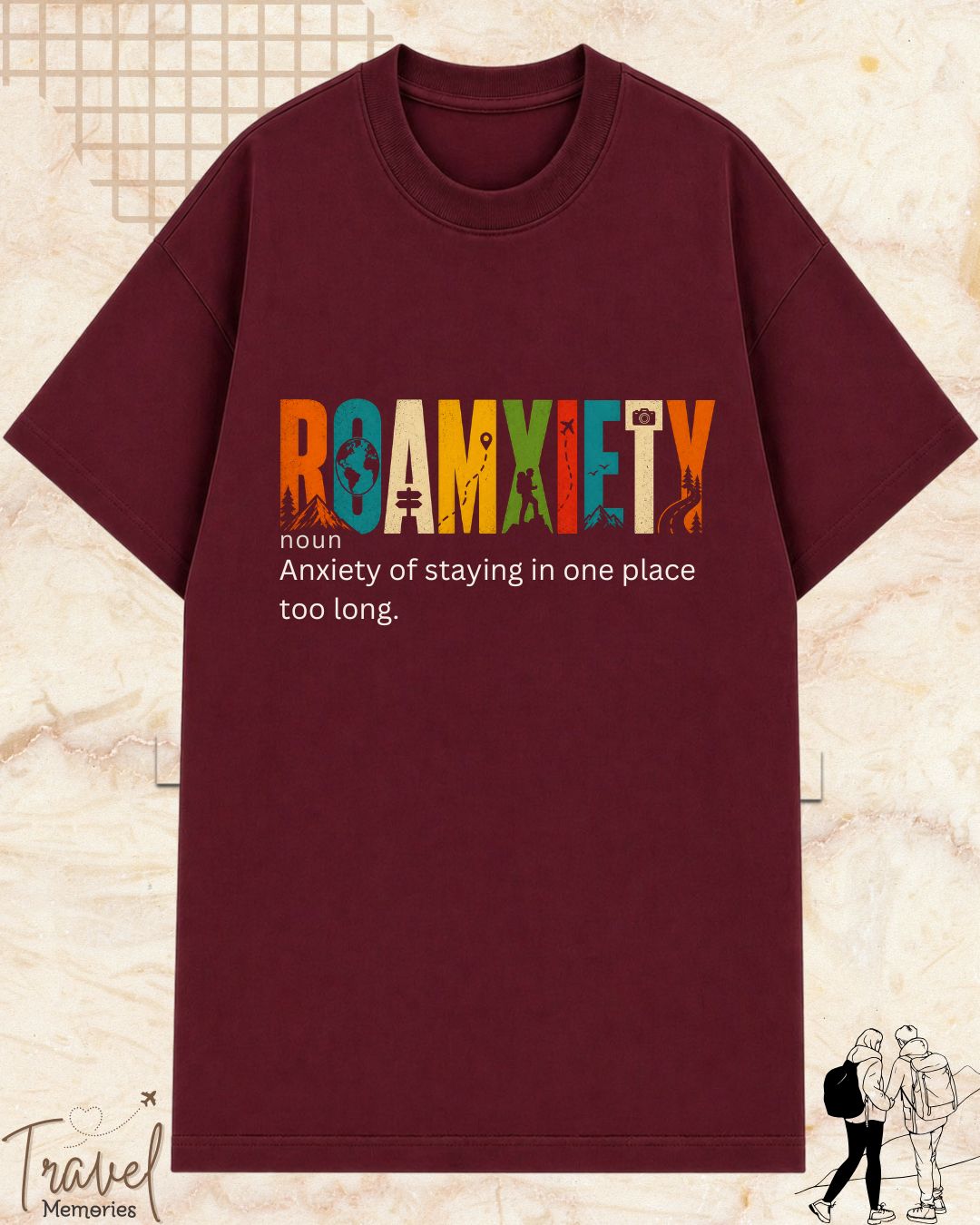 Hinglish Dictionary Travel Cotton Tshirt