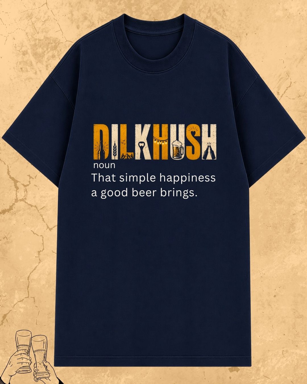 Hinglish Beer Dictionary Cotton Tshirt
