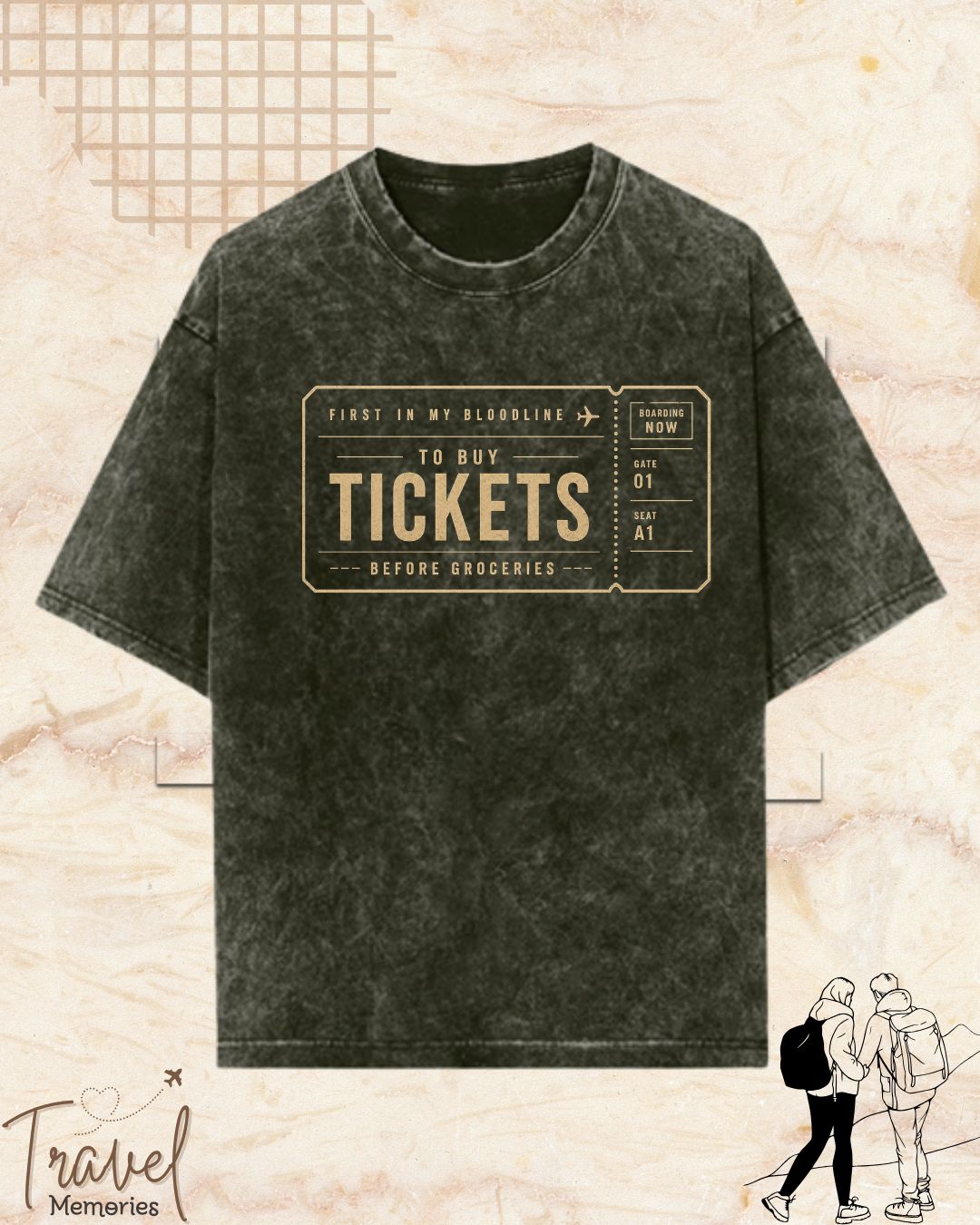 FIRST IN MY BLOODLINE Travel Cotton Tshirt