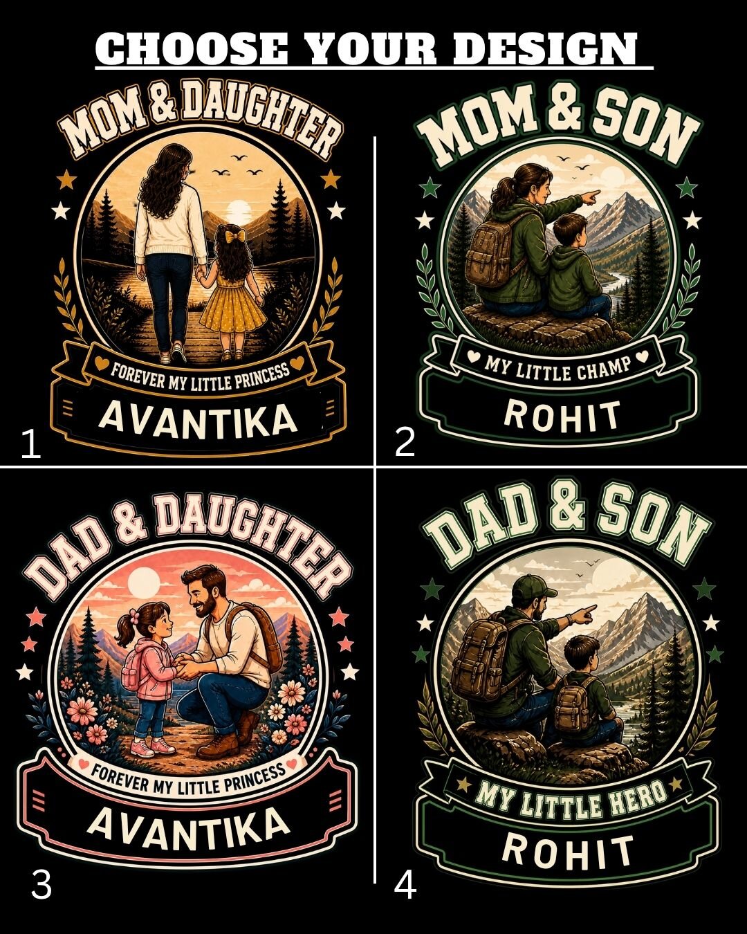 Family Bond Custom Kid's Cotton Tee