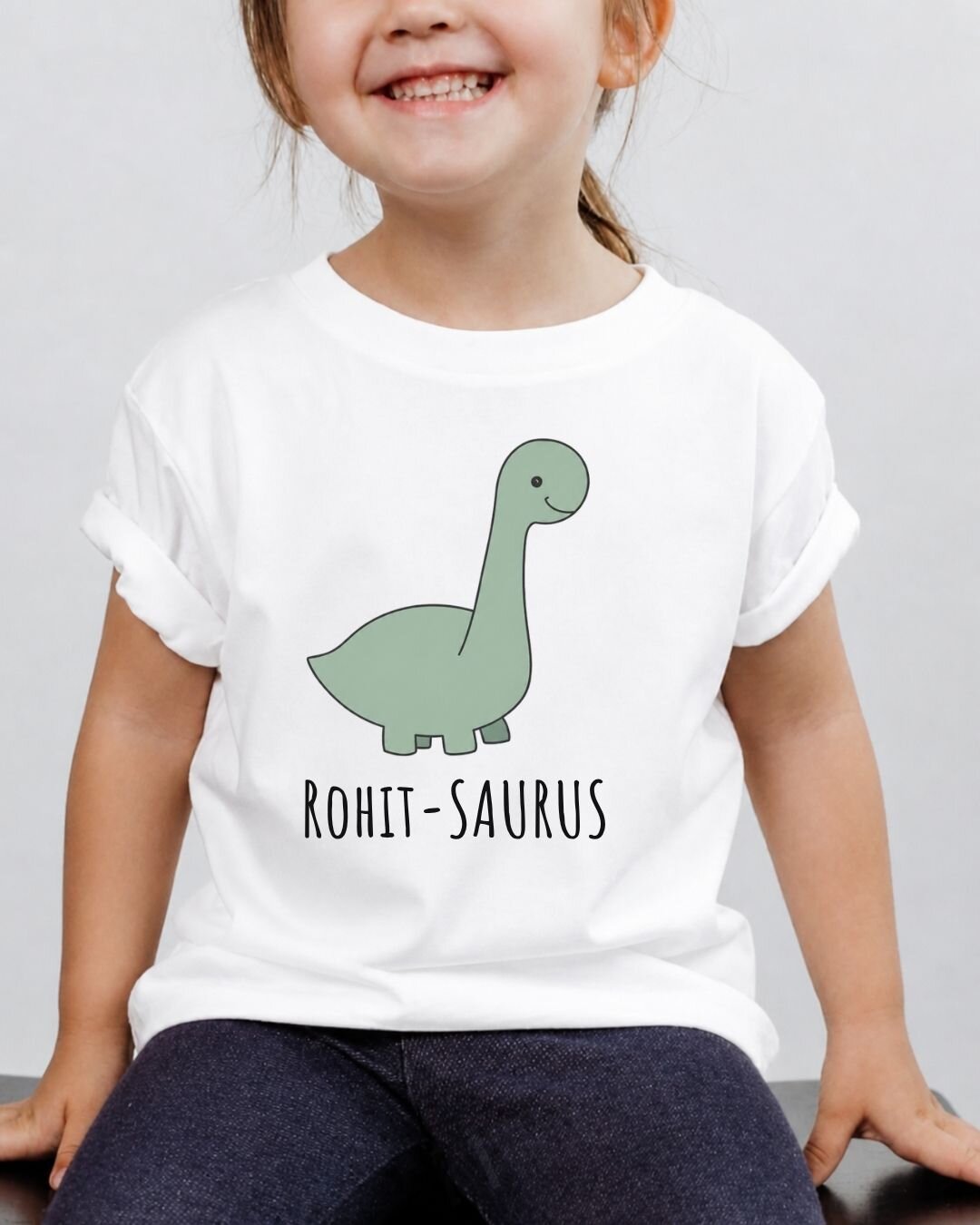 Dinosaur Custom Kid's Cotton Tee