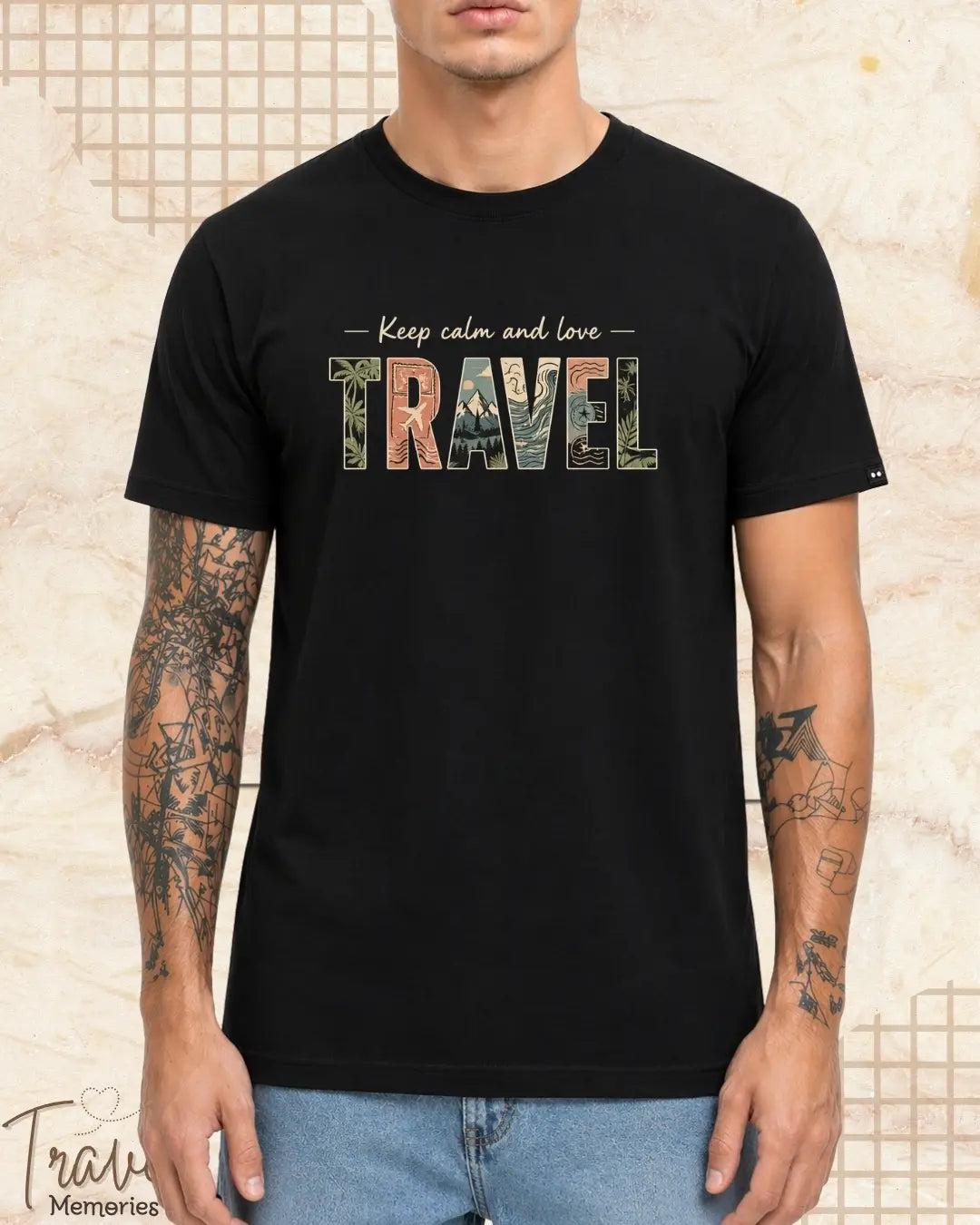 WanderScape Travel Cotton Tshirt