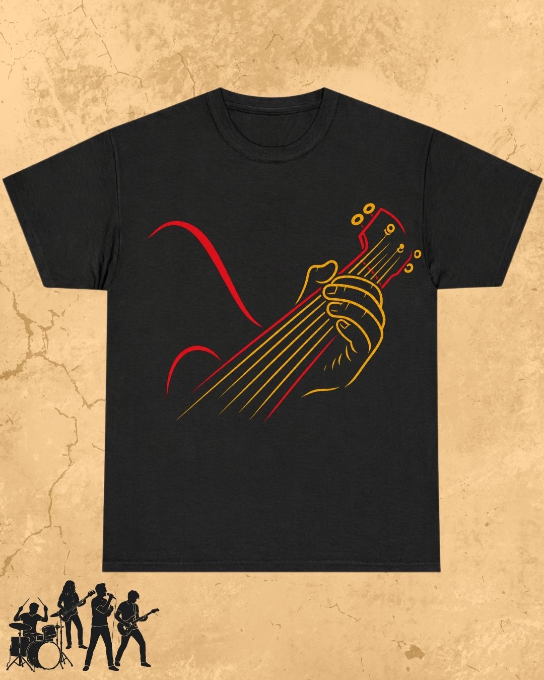 Minimal Music Vibe Cotton Tshirt