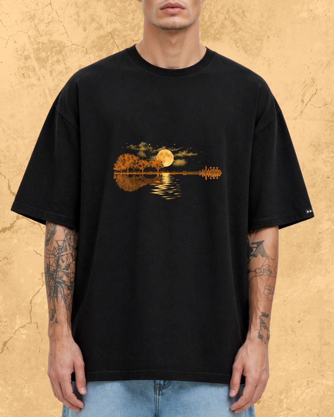 Guitar Relaxation Music Cotton T-Shirt