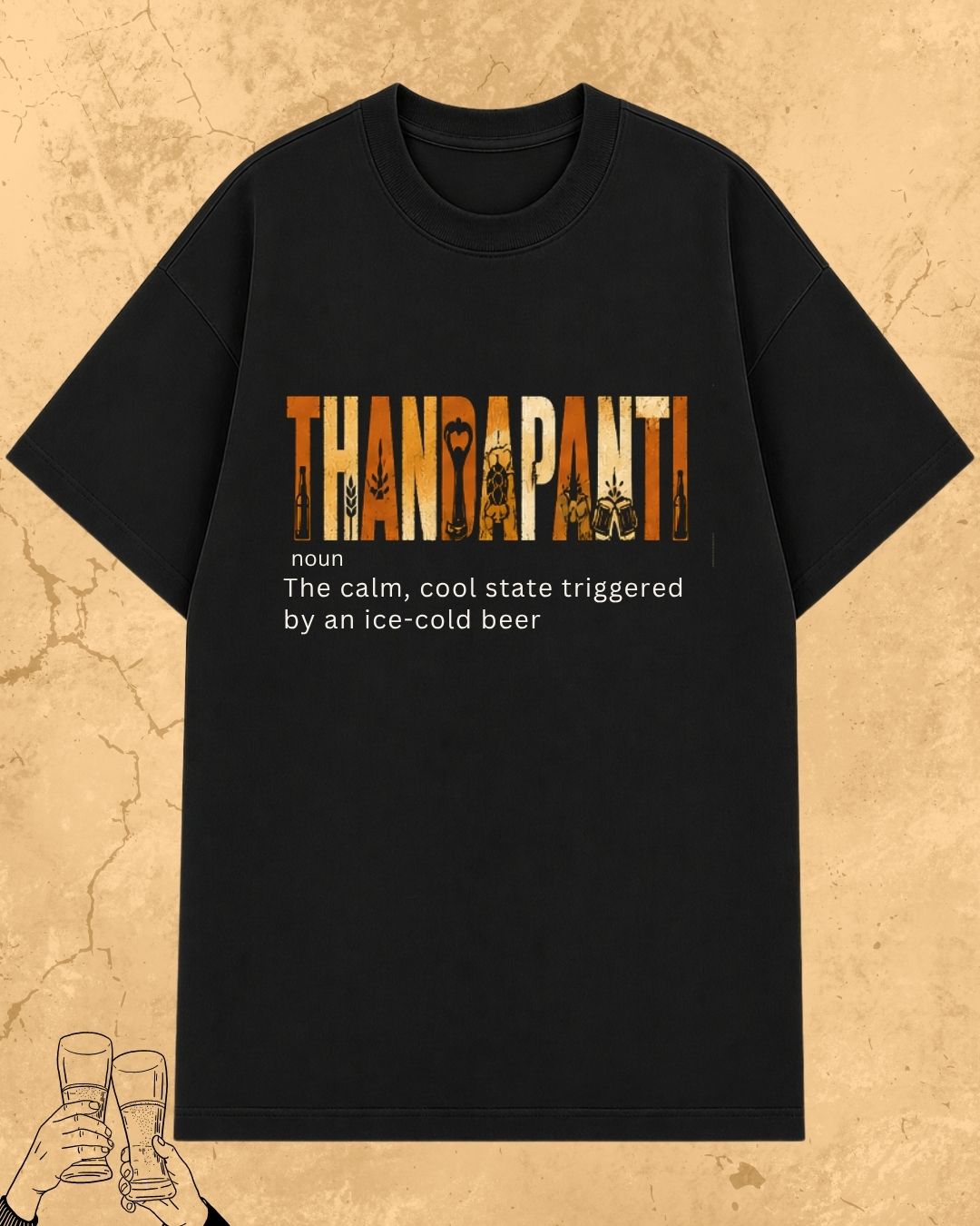 Hinglish Beer Dictionary Cotton Tshirt
