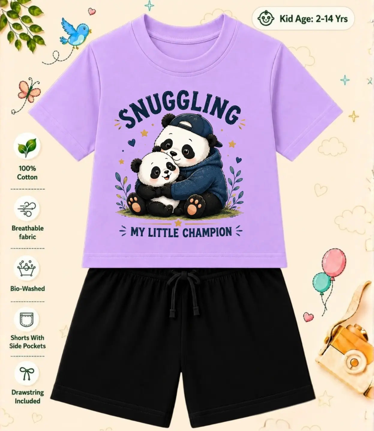 Mom - Dad Loving Kid Co-ord Set