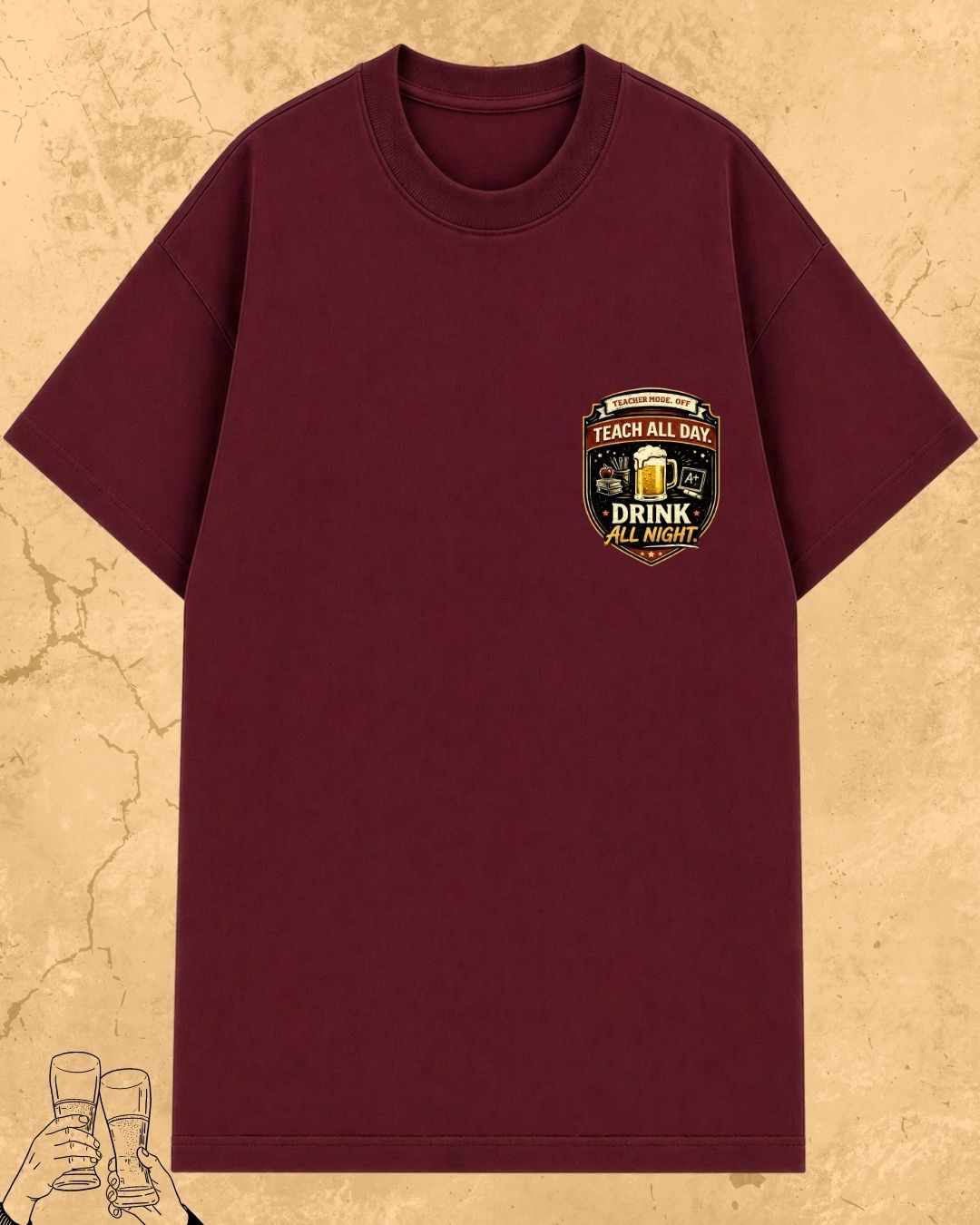 Beer Chemistry Pun Cotton Tshirt