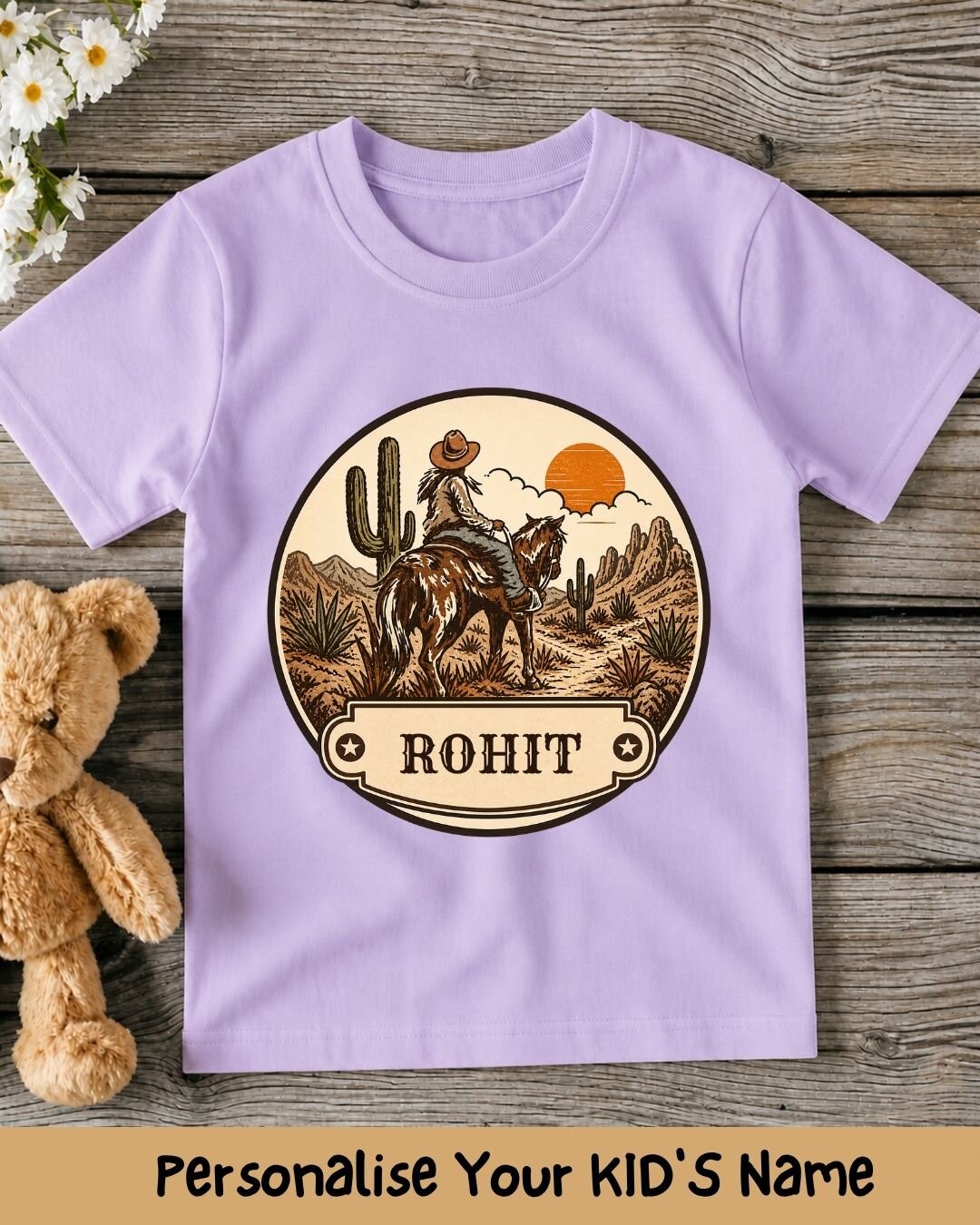 Vintage Adventure Custom Kid Cotton Tee