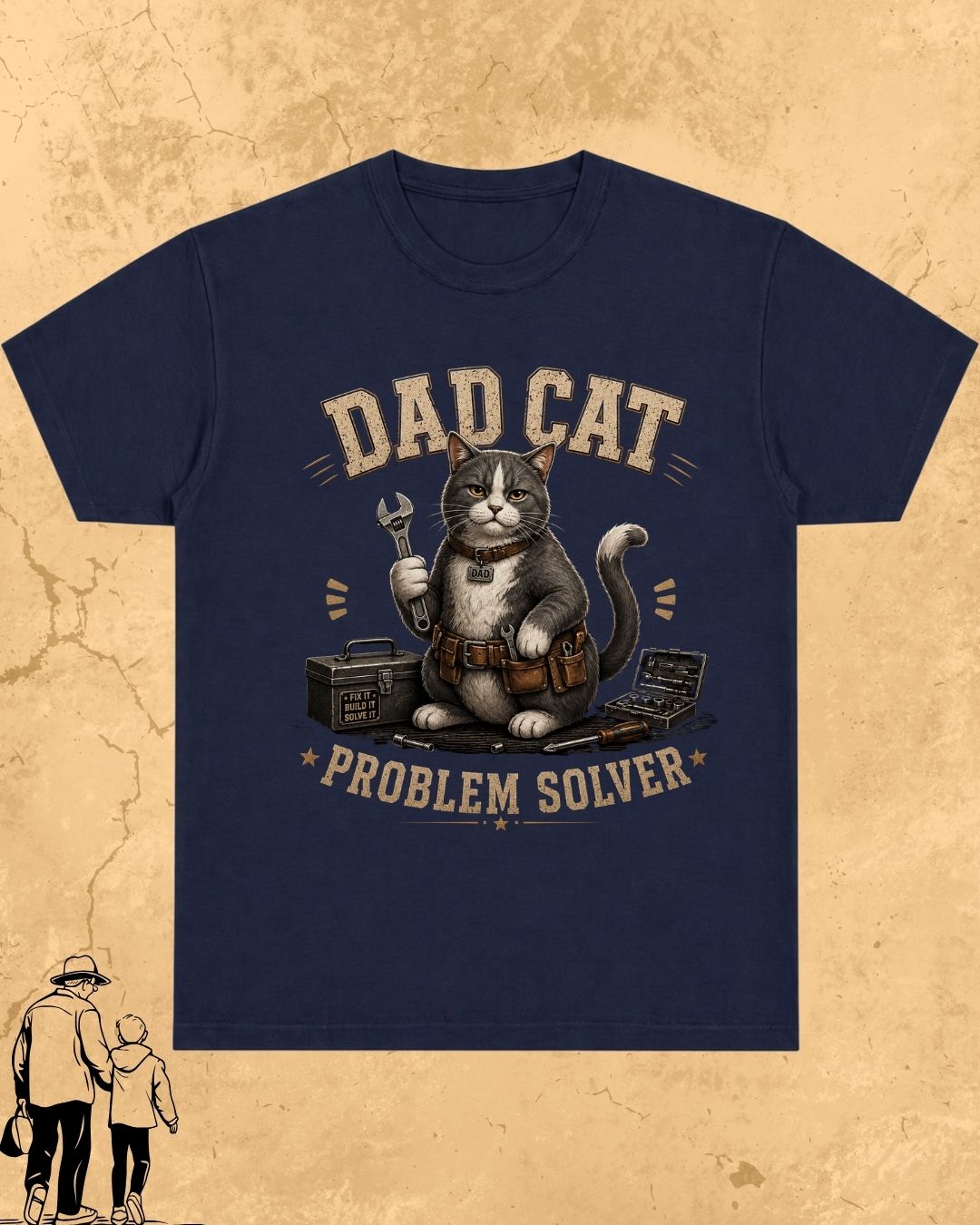 Purr Dad Cotton Tshirt