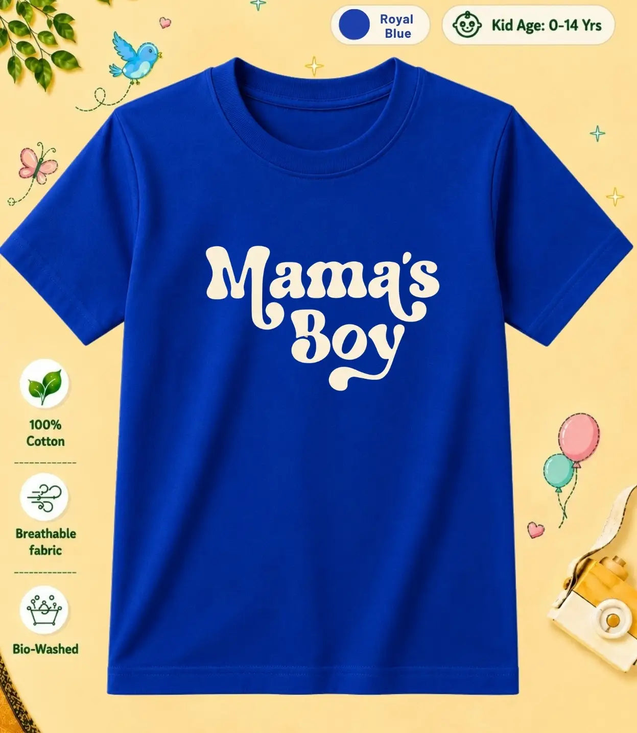 MOM - DAD Blessing Kid Cotton Tee