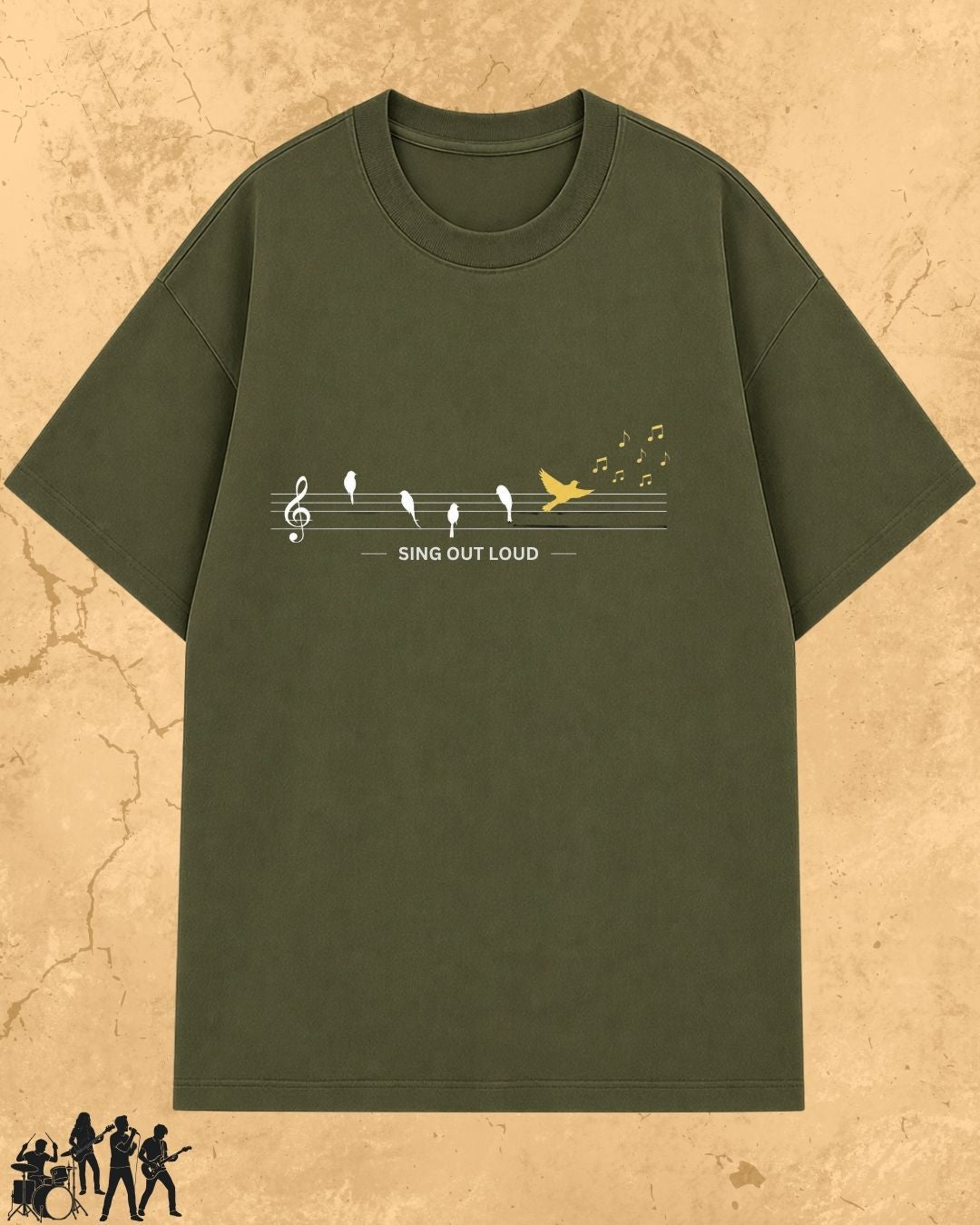 Sing Out Loud Music Cotton T-Shirt