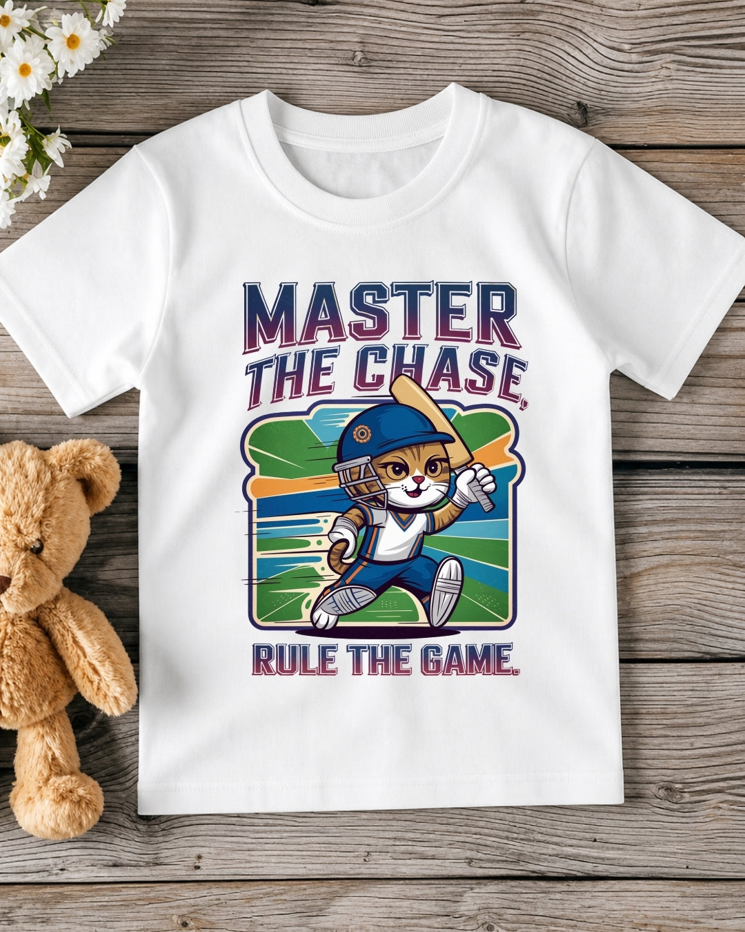 Master The Chase Kid Cotton Tshirt