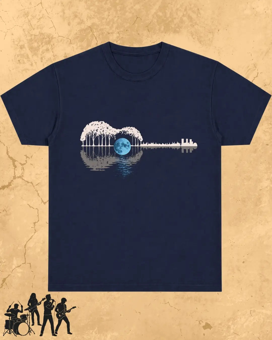 Guitar Relaxation Music Cotton T-Shirt