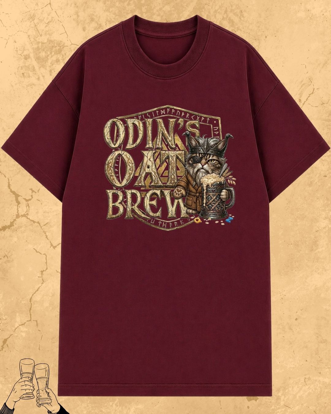 Mythic Beer Warrior Cotton T-Shirt