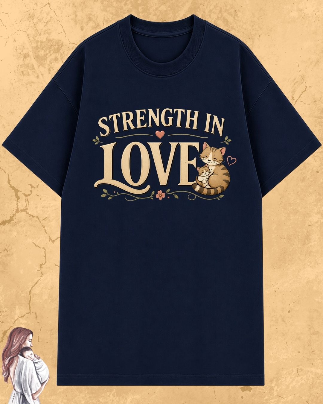 Purr Mom Cotton Tshirt