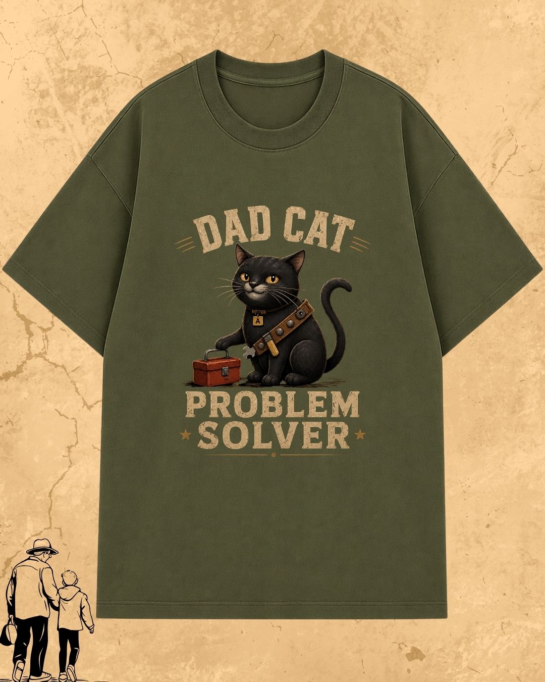 Purr Dad Cotton Tshirt