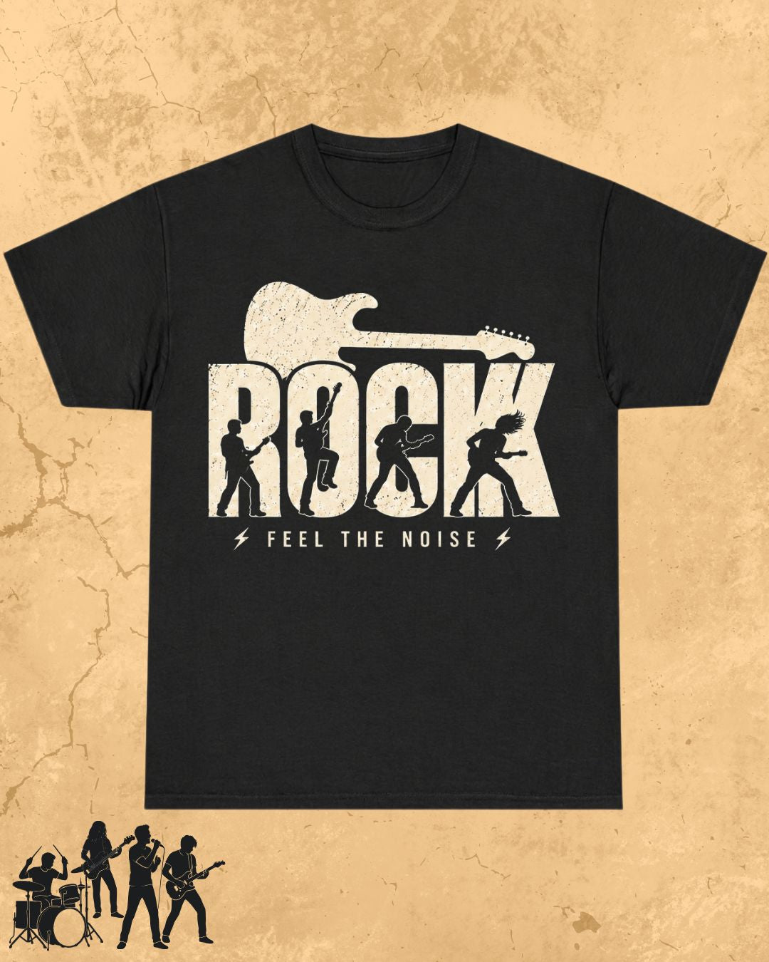Rock Music Cotton Tshirt
