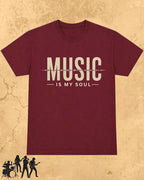 Music Is My Therapy Cotton Tshirt