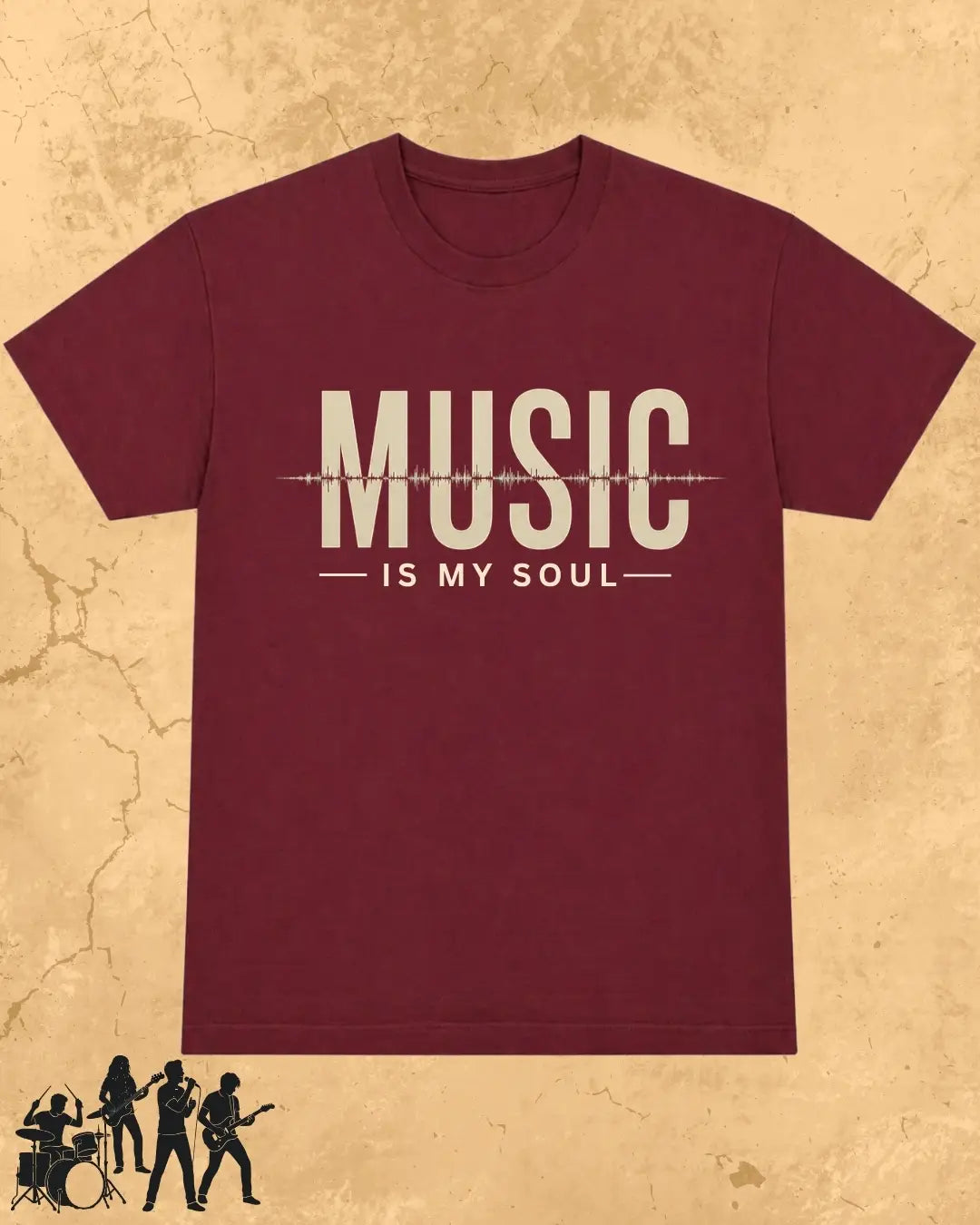 Music Is My Therapy Cotton Tshirt