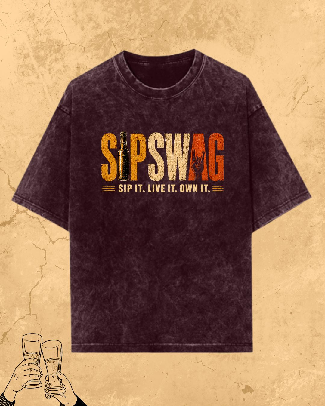 Beer Vibes Cotton Tshirt