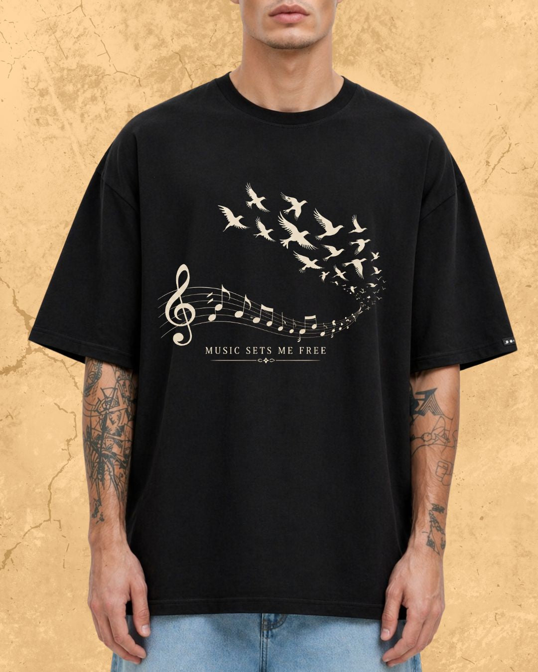 Music Freedom Cotton Tshirt