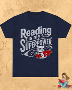 Purrfect Reader Cotton Tshirt