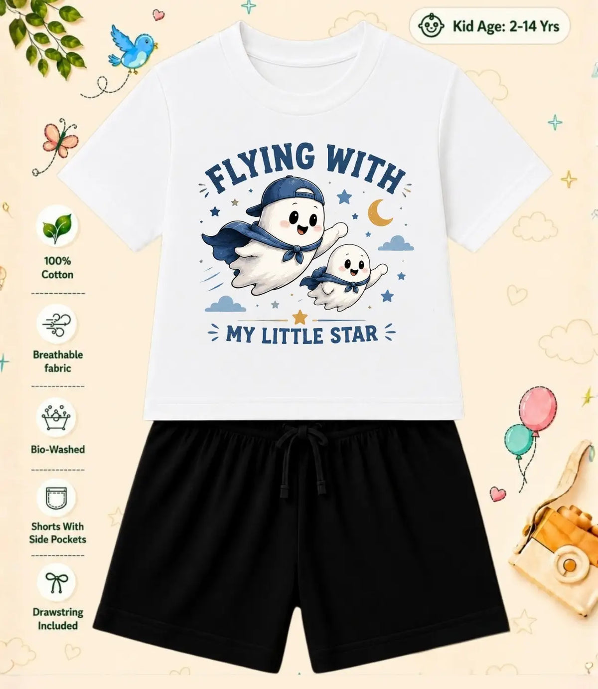 Mom - Dad Loving Kid Co-ord Set