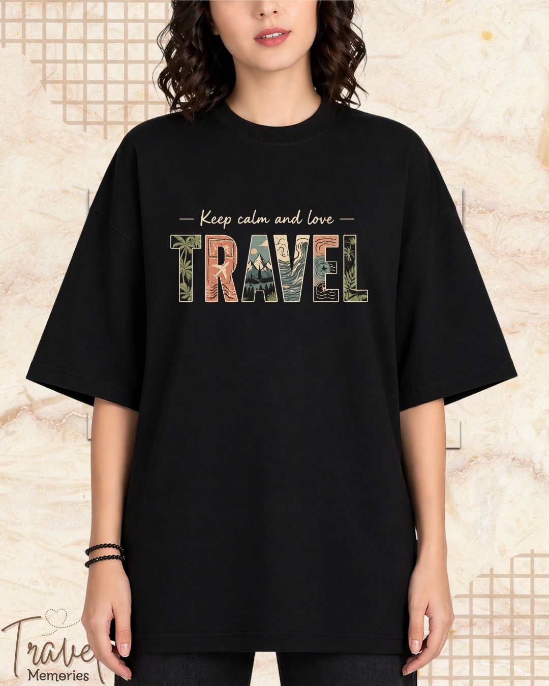 WanderScape Travel Cotton Tshirt