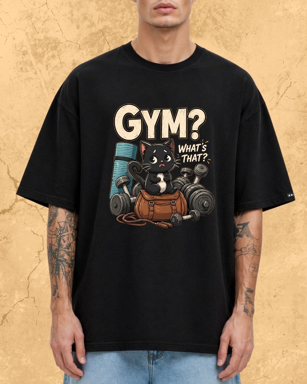 Meow Workout Cotton Tee