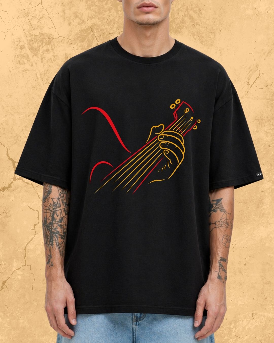 Minimal Music Vibe Cotton Tshirt