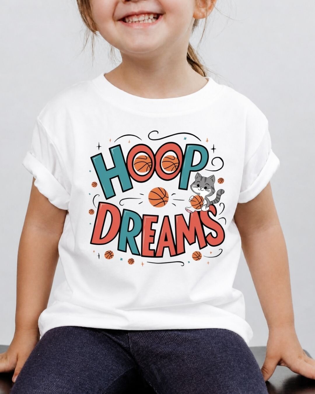 Basketball Kid Cotton Tee
