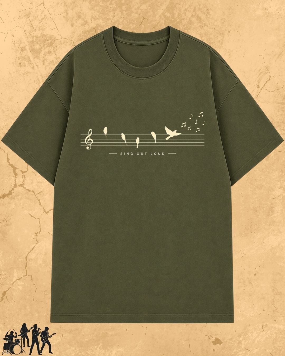 Sing Out Loud Music Cotton T-Shirt