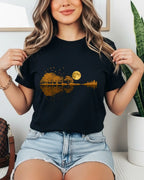 Guitar Relaxation Music Cotton T-Shirt