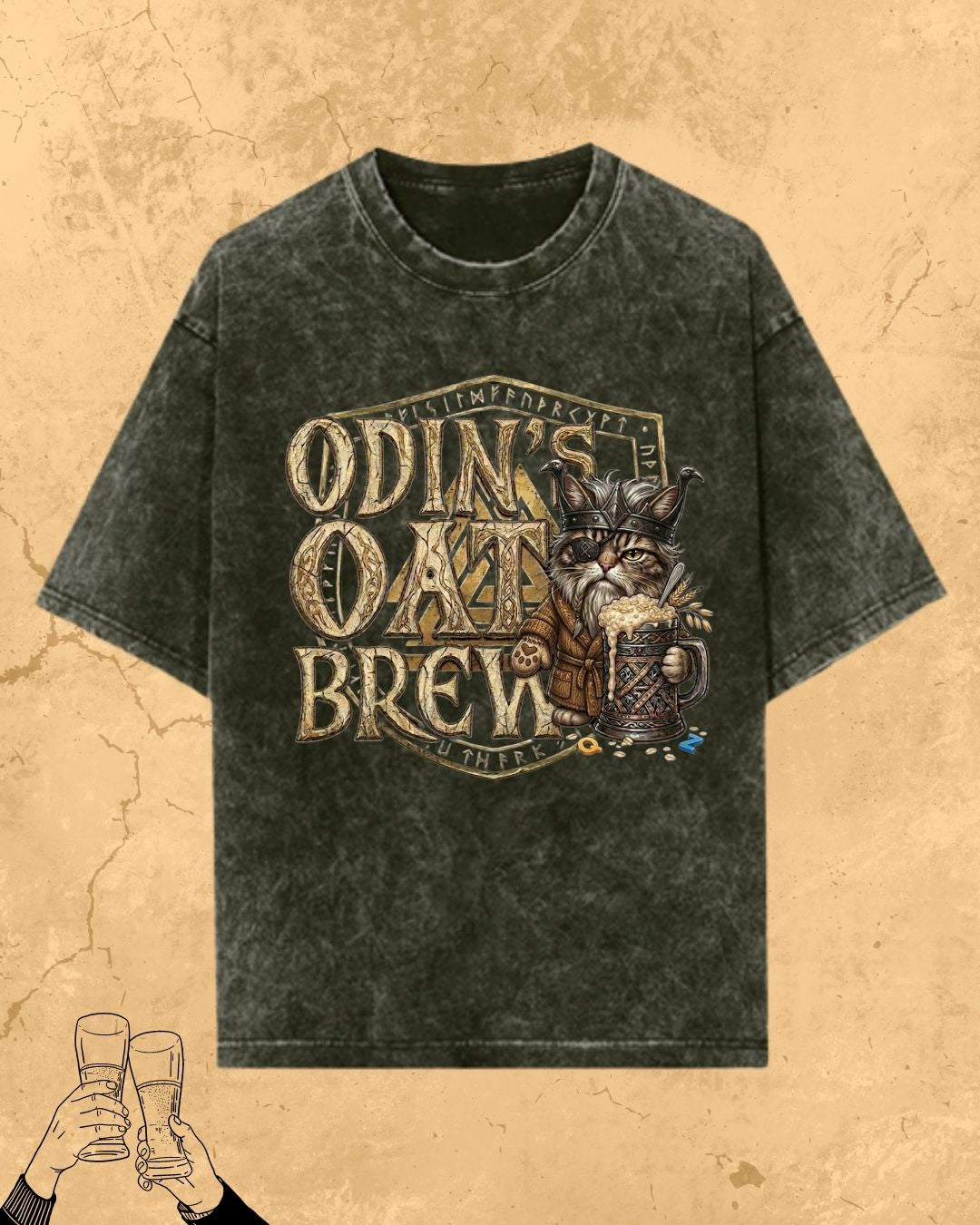 Mythic Beer Warrior Cotton T-Shirt