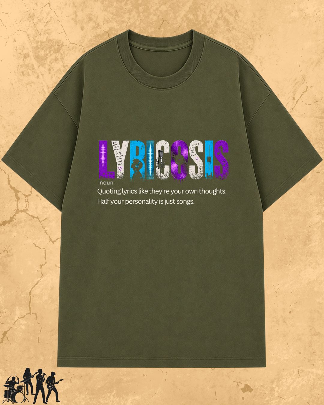 Hinglish Music Dictionary Cotton Tshirt