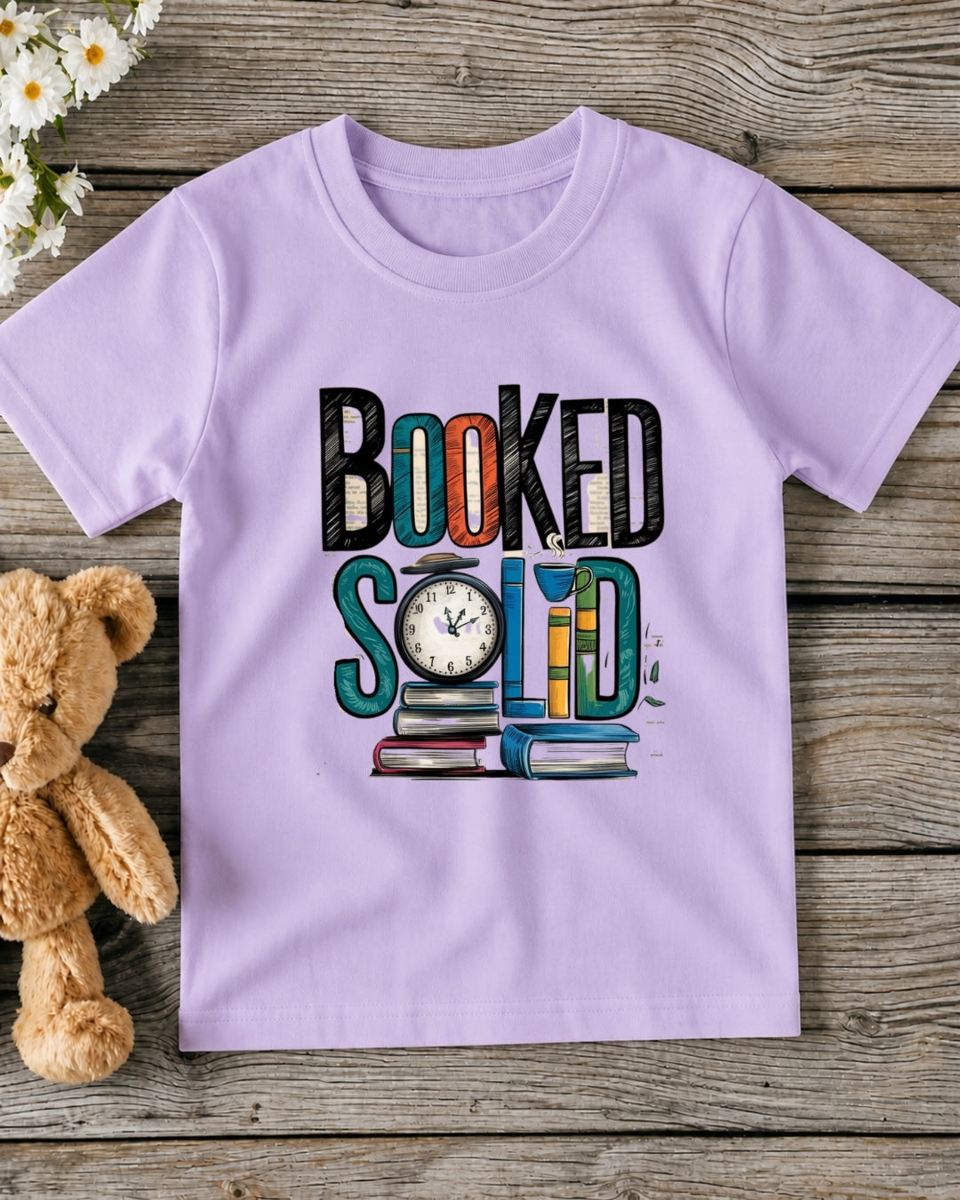 Booked Solid Kid Cotton Tshirt