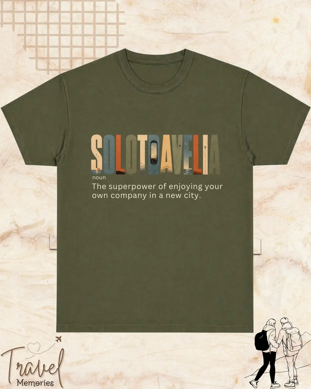 Travel Dictionary Cotton Tshirt