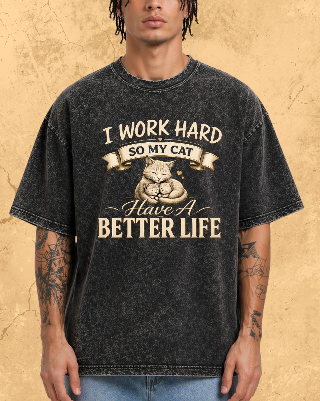 Purr Mom Cotton Tshirt