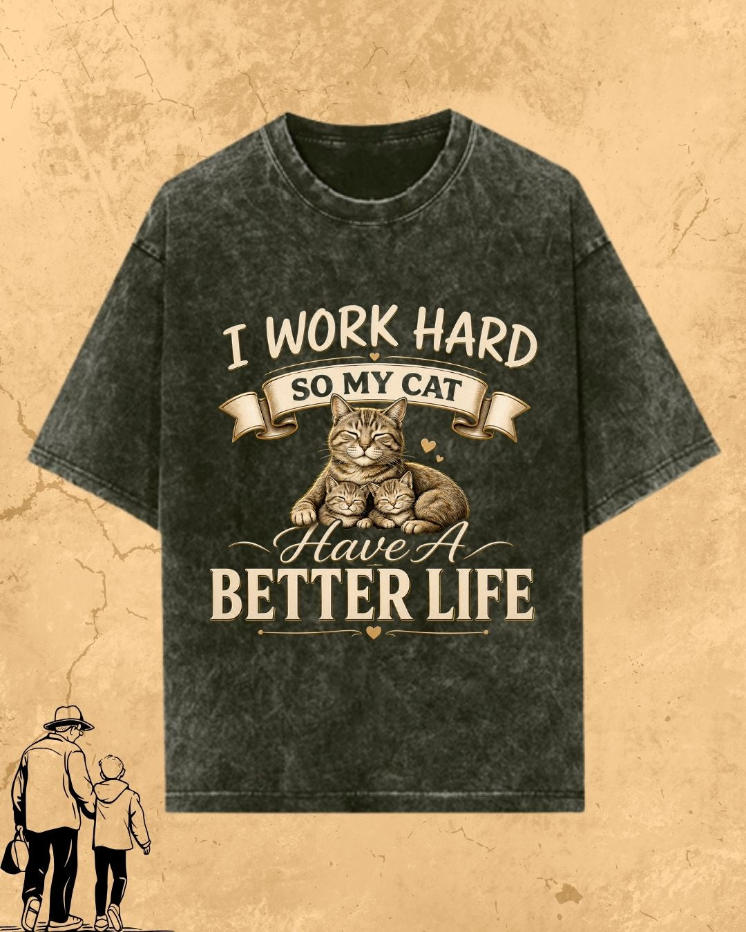 Purr Dad Cotton Tshirt